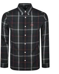Fred Perry - Poplin Tartan Shirt Night - Lyst