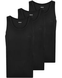 BOSS BUSINESS - Boss 3 Pack Vest T Shirts - Lyst