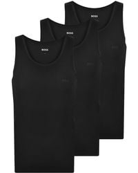 BOSS BUSINESS - Boss 3 Pack Vest T Shirts - Lyst