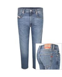 DIESEL - D Strukt Slim Fit Dark Wash Jeans - Lyst