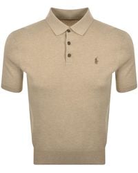 Ralph Lauren - Knit Polo T Shirt - Lyst