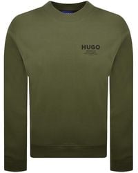 HUGO - Nespon Sweatshirt Open - Lyst