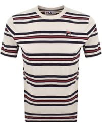 Fila - Fila Cesare Stripe T Shirt - Lyst