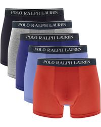 Ralph Lauren - Underwear 5 Pack Boxer Trunks - Lyst