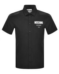 Moschino - Short Sleeve Logo Shirt - Lyst