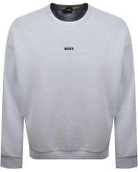 BOSS - Boss Stenson Relaxed Sweatshirt - Lyst