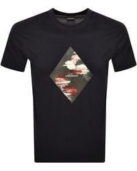 Armani - Emporio Short Sleeve Logo T Shirt - Lyst