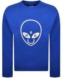 HUGO - Nixalien Sweatshirt - Lyst