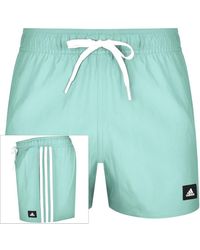 adidas Originals - Adidas Three Stripes Swim Shorts - Lyst