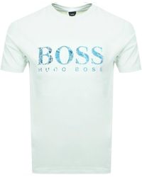 khaki green hugo boss t shirt