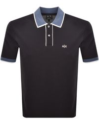 ARMANI EXCHANGE - Polo T Shirt Deep - Lyst