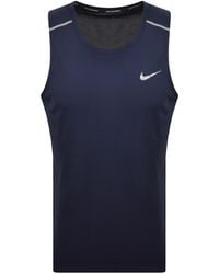 Nike - Running Miler Dri-Fit Vest Midnight - Lyst