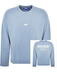 HUGO - Naviu Sweatshirt - Lyst