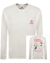 adidas Originals - Long Sleeve Cafe T Shirt - Lyst