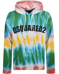DSquared² - Herca Fit Tie Dye Hoodie Off - Lyst