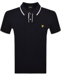 Lyle & Scott - Tipped Knitted Polo T Shirt - Lyst