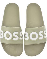 BOSS BUSINESS - Boss Aryeh Sliders Dark - Lyst