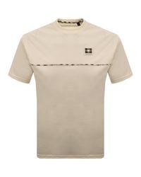 Aquascutum - Club Check Piping T Shirt - Lyst