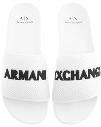 armani exchange slides