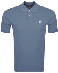 Paul Smith Ps By Regular Polo T Shirt - Blue