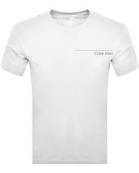 Calvin Klein - Crew Neck Logo T Shirt - Lyst