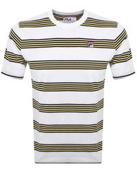 Fila - Ben Yarn Dye Stripe T Shirt - Lyst