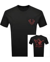 TRUE RELIGION - Filled Script Buddha T Shirt - Lyst