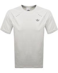 adidas Originals - Adidas Essential Tech Trefoil T Shirt - Lyst