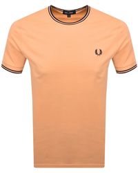 Fred Perry - Twin Tipped T Shirt - Lyst