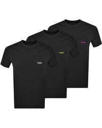 HUGO - Triple Pack Crew Neck T Shirt - Lyst