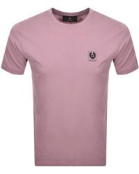 Belstaff - Short Sleeve Logo T Shirt - Lyst