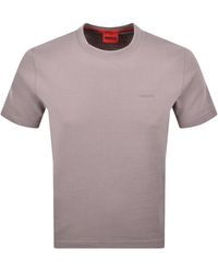 HUGO - Austin Waffle T Shirt Pastel - Lyst
