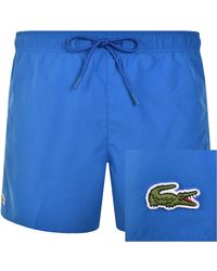 Lacoste - Core Essentials Swim Shorts - Lyst