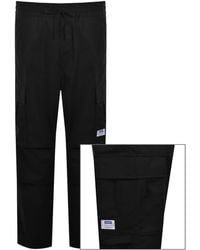 HUGO - Gadic242 Relaxed Fit Cargo Trousers Blac - Lyst