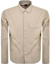 ARMANI EXCHANGE - Long Sleeve Overshirt - Lyst
