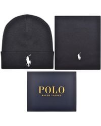 Ralph Lauren - Beanie And Scarf Set - Lyst