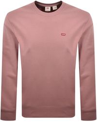 Levi's - Original Crew Neck Sweatshirt - Lyst