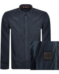 BOSS - Boss Laio Long Sleeve Overshirt - Lyst
