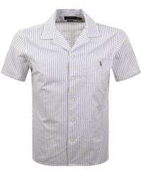 Ralph Lauren - Short Sleeve Stripe Shirt - Lyst