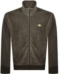 adidas Originals - Firebird Velour Track Top - Lyst