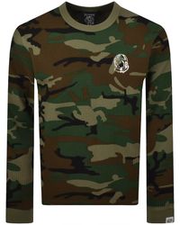 BBCICECREAM - Camo Waffle T Shirt - Lyst