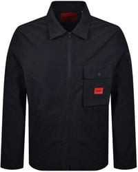 HUGO - Emmond Overshirt Jacket - Lyst