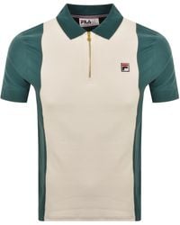 Fila - Fila Pierro Cut And Sew Polo T Shirt - Lyst
