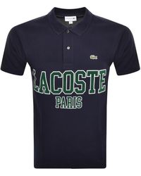 Lacoste - Short Sleeve Polo T Shirt - Lyst