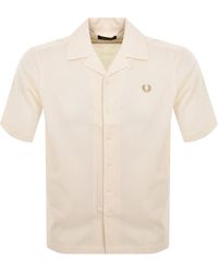 Fred Perry - Woven Mesh Short Sleeve Shirt - Lyst