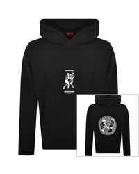 HUGO - Duwrestie Hoodie - Lyst