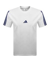 adidas - 3 Stripes T Shirt - Lyst