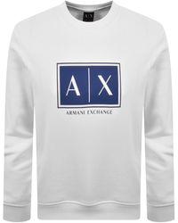 ARMANI EXCHANGE - Logo Sweatshirt - Lyst
