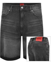 HUGO - 838 Denim Shorts Dark - Lyst