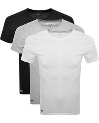 Lacoste - 3 Pack T Shirts - Lyst